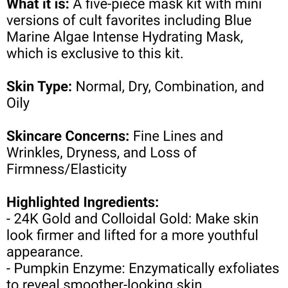 Peter‎ Thomas Roth Masking Minis 5-Piece Mask Kit